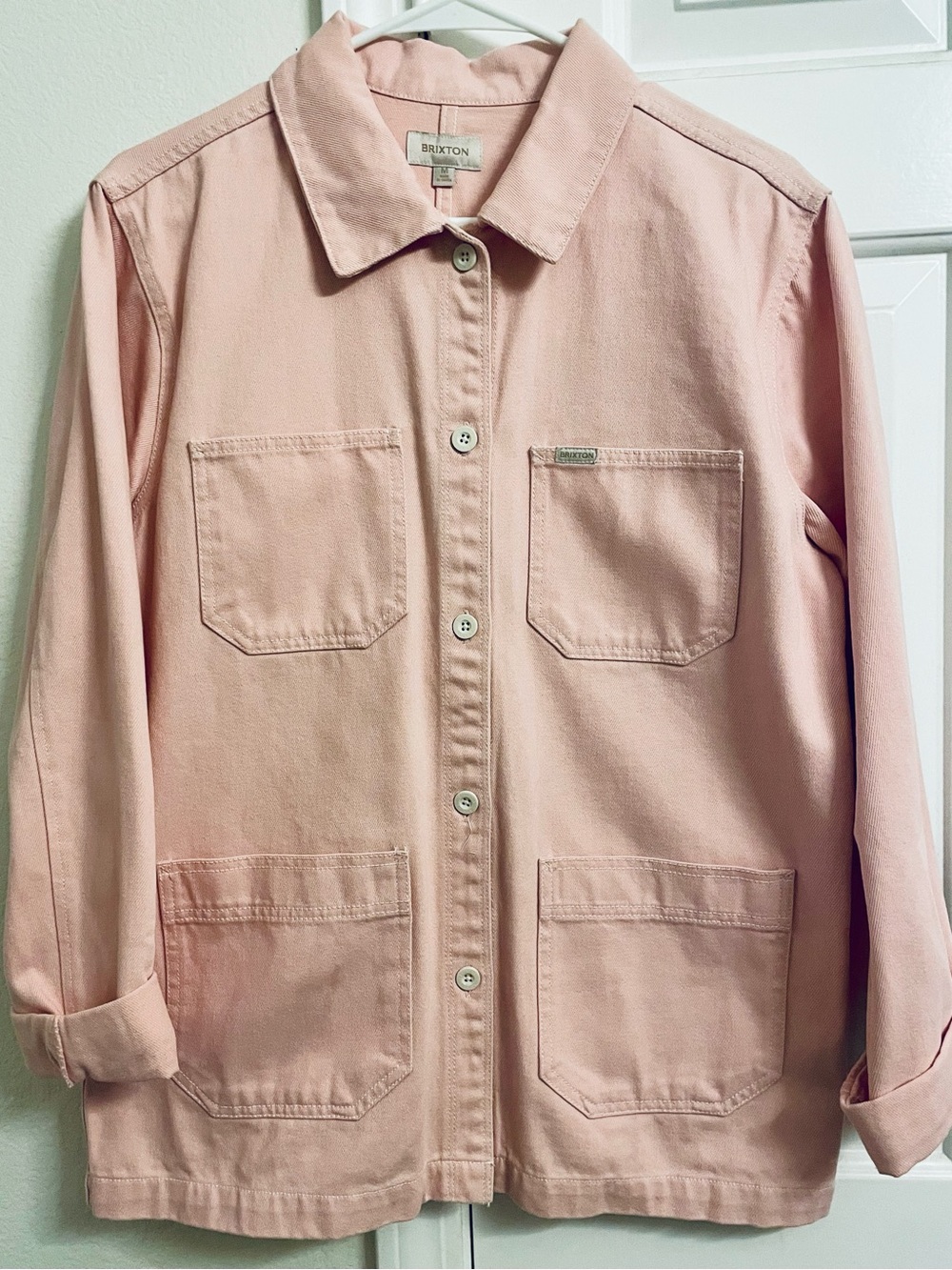 Brixton Soft Pink Utility Workwear Jacket